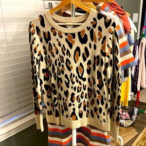 Animal Print Sweater